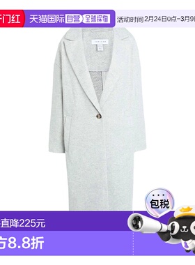 潮奢 Topshop 女士 大衣 grey灰色 舒适时尚