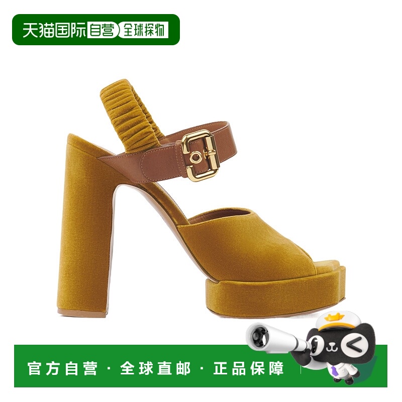 CHLOÉ 女士凉鞋 CH25A11XSW744 AW2025 棕色 Aria高跟凉鞋