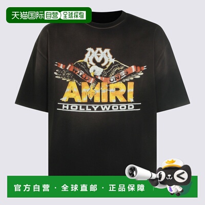 AMIRI 男士T恤 AMTOJR1200001 AW2026 浅灰色男装短袖