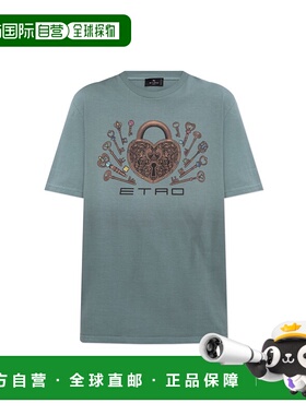 1h可退 ETRO 女士T恤 WRMA0005AV780B0946 AW2025 蓝色 T-shirt w