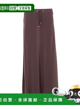 HERNO 女士半身裙 GN000093D127558800 AW2025 深棕色a字裙伞裙