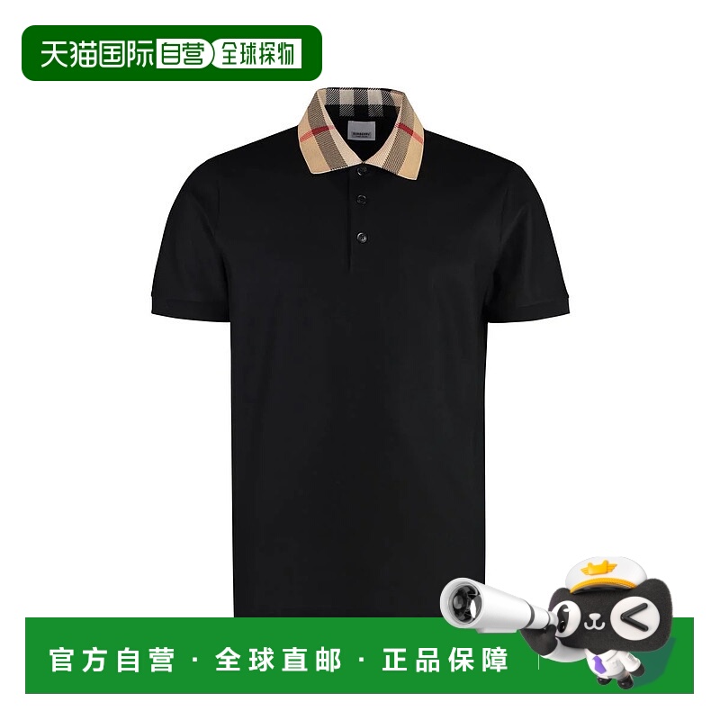 1h可退 BURBERRY 男士T恤 8071621121046A1464 AW2024 黑色