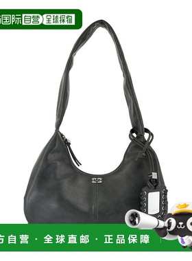 GANNI 女士单肩包 A6865 AW2025 灰色 Ganni Bou Medium Shoulder