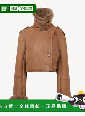 CHLOÉ 女士西服 CH25ACV3620226O AW2025 棕色 Leather Jacket