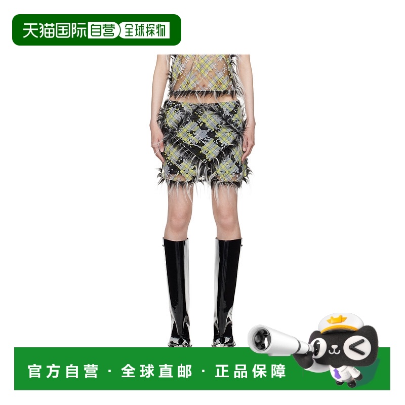 1h可退 DIESEL 女士半身裙 A165090CLBX9XXA AW2024 花色 人造毛