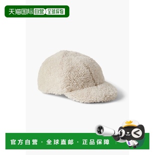 付款1h内可退 潮奢 CORDOVA 女士 Davos 皮革饰边毛羊皮棒球帽 23