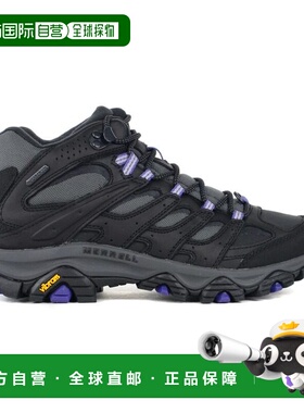 Merrell 女款 Moab 3 保暖中帮 黑色/兰花紫 徒步靴 J037392迈乐