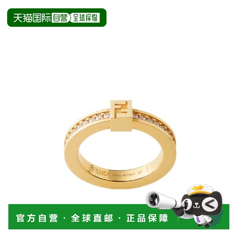 1h可退 FENDI 女士戒指 8AL217ATEPF089U CO 金色 Forever 戒指
