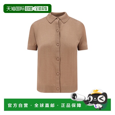MAX MARA 女士针织衫 1346065106004 AW2025 棕色 短袖针织衫