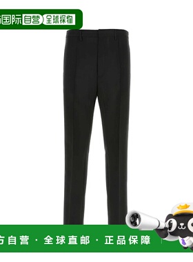 PRADA 男士休闲裤 SPH261S231G54F0002-0 SS2023 黑色直筒裤