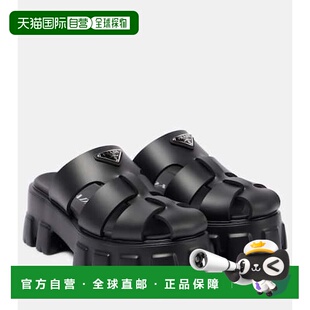 普拉达 Prada 女士 Monolith 1h可退 防水台渔夫凉鞋 潮奢