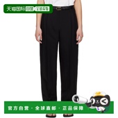 Row 潮奢 1h可退 Lilas The 黑色 8719W3677直筒裤 女士 长裤