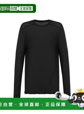 RICK OWENS 男士T恤 RU02E1266UC09 AW2025 黑色 ‘Shielding’ s