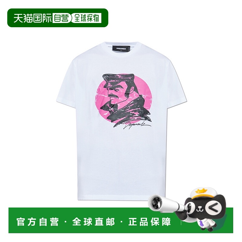 1h可退 DSQUARED2 男士T恤 S71GD1583D20020100 AW2025短袖