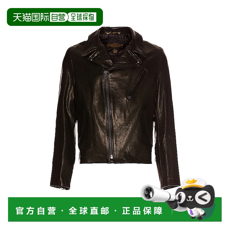 1h可退 潮奢 Schott 男士 Raven 羔羊皮雪茄色外套 P213