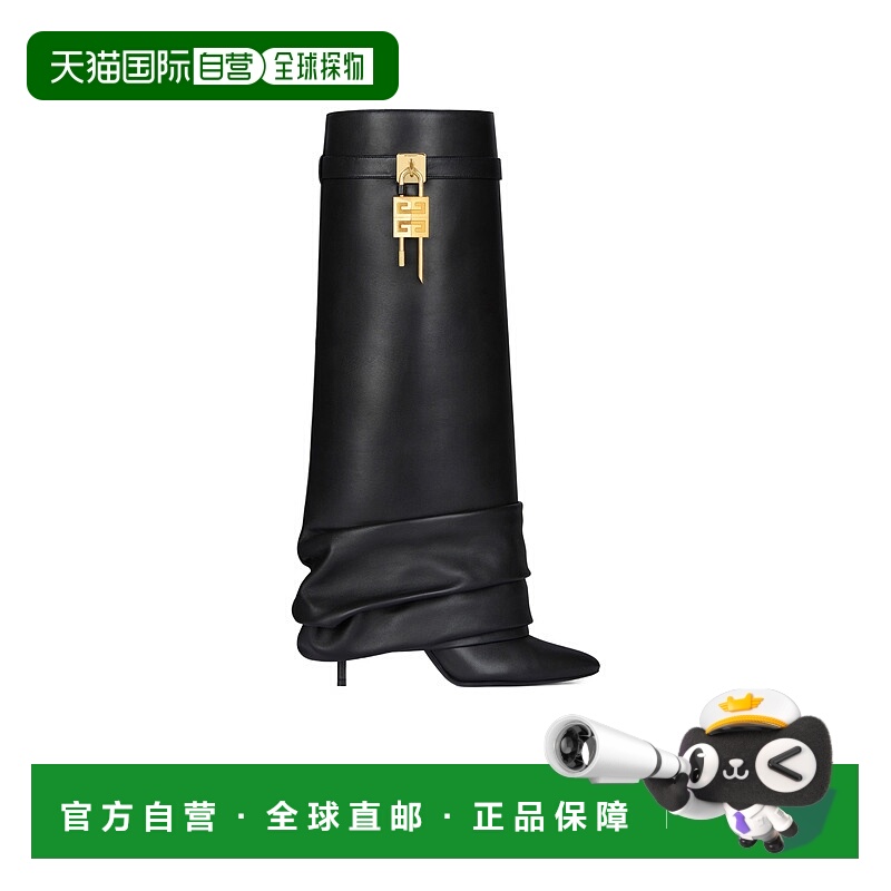 1h可退 GIVENCHY 女士靴子 BE703ME2AF001 SS2025 黑色 圆头细高