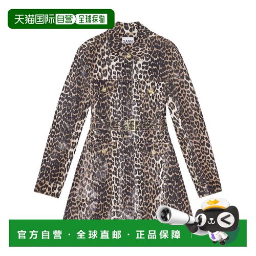 GANNI 女士连衣裙 J1605943 SS2025 花色 Denim dress