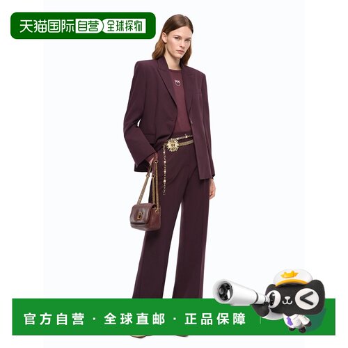 PINKO 女士夹克 104944A18ERR7 AW2026 酒红色 PINKO UMBRELLA ja