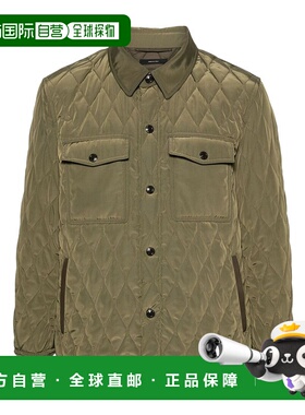 1h可退 TOM FORD 男士外套 OJS005FMN001S23FG850 CO 绿色棉服