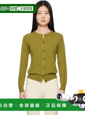 1h可退 潮奢 Arch4 女士 绿色 Nappa 开衫 KNCD2452羊绒针织