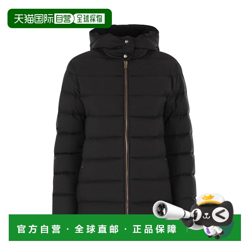 1h可退 HERNO 女士夹克 PI002072D12414Z9300 AW2025 黑色
