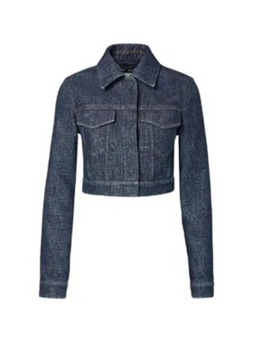 FENDI 女士夹克 FLF834AW82F1UKI SS2026 蓝色 Ff Denim Jacket