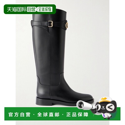 valentino华伦天奴VLogo-embellished女士中筒靴 【付后1h可退】