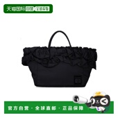 女士斜挎包 XXL A71885972099 GANNI AW2025 黑色 SHOPPER RUFFLE