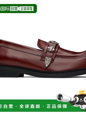 1h可退 潮奢 Toga Pulla 男士 酒红色乐福鞋 FTVRM135502808