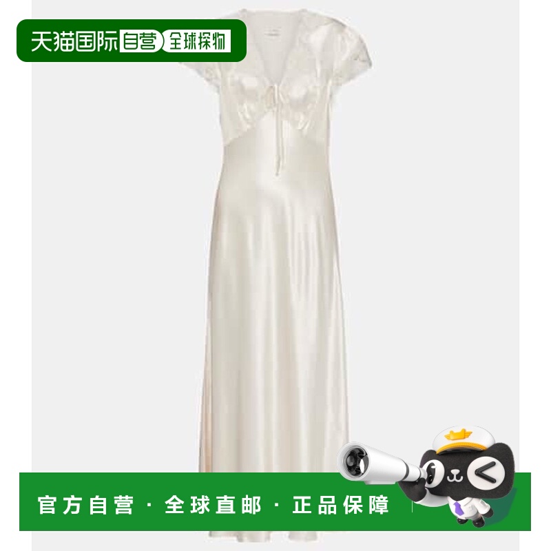 1h可退 潮奢 RIXO 女士 Bridal Amari 缎面睡裙 white白色 舒适时
