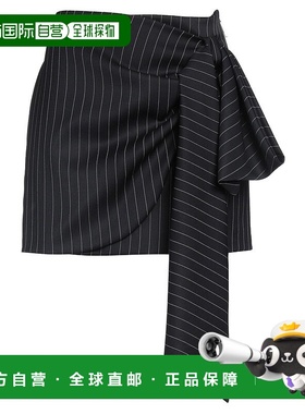 1h可退 潮奢 Msgm 女士 迷你半身裙 blue蓝色 舒适时尚a字裙