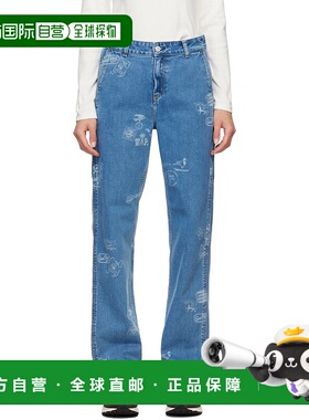 1h可退 潮奢 CARHARTT WIP 女士 蓝色 Stamp 牛仔裤 I0337422LN35