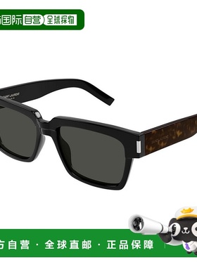 SAINT LAURENT 男士眼镜 SL732VADIM002 CO 黑色 徽标太阳镜