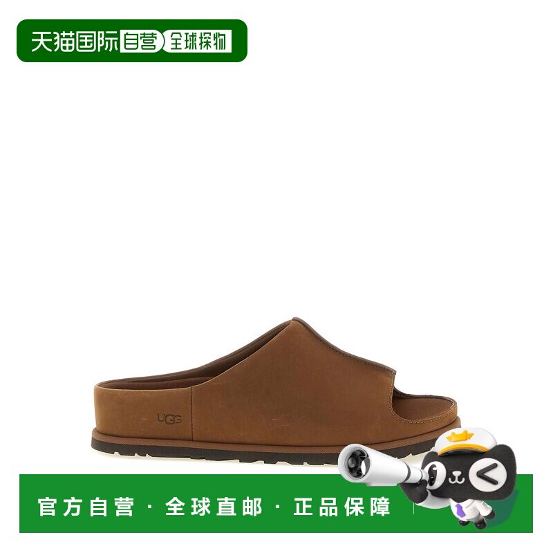 UGG 男士拖鞋 1177351DARKCHESTNUT SS2026 棕色凉鞋 Otzo Slides图片