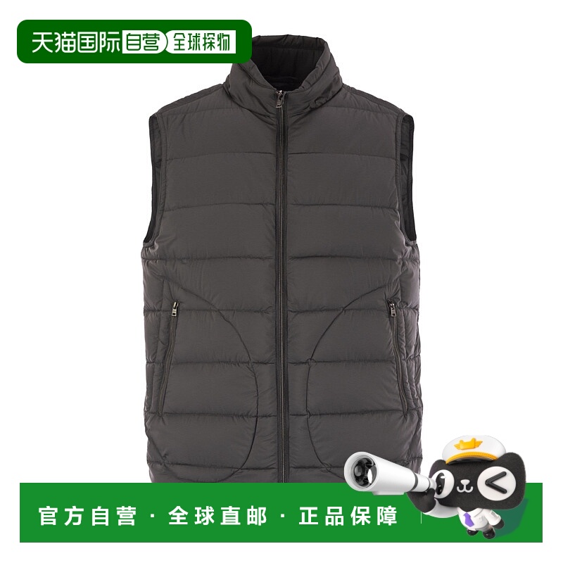 1h可退 HERNO 男士马甲 PI012ULE9480 AW2025 灰色 绗缝马甲式羽