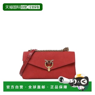 红色 PINKO AW2023 101750A0F6R40Q 翻盖单肩包 女士斜挎包