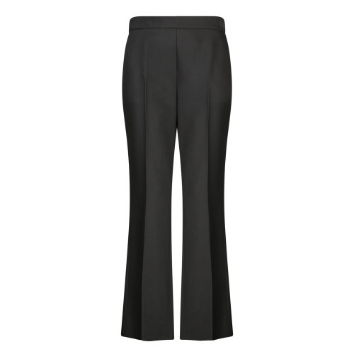GUCCI 女士休闲裤 800108ZARRR1000 AW2024 黑色 Wool flared tro