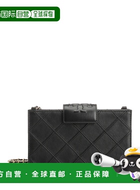 TORY BURCH 女士斜挎包 167250001 AW2025 黑色 Fleming Leather