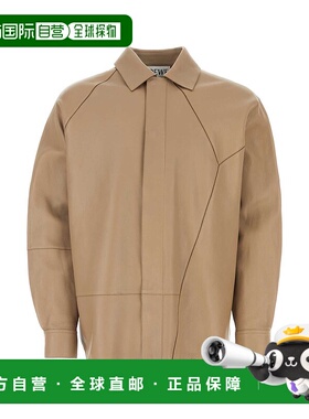 LOEWE 男士衬衫 H526Y31L07SAND SS2023 灰色 Dove grey leather