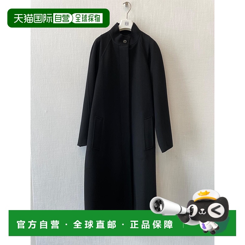 1h可退 LOEWE 女士大衣 S359Y01XDT1100 AW2025 黑色 长袖大衣