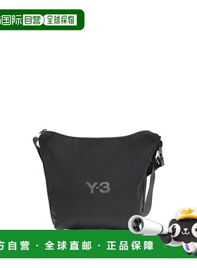 1h可退 潮奢 Y-3 男士 尼龙斜挎包 JW6216 black黑色 舒适时尚