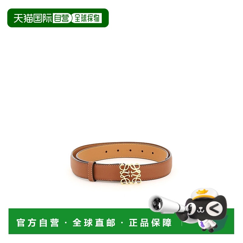 1h可退 LOEWE 女士腰带 E619Z26X042526 AW2024 棕色 徽标腰带