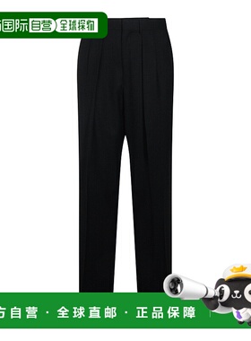 1h可退 潮奢 Tom Ford 汤姆 福特 男士 黑色羊毛长裤 PLMD01W0056