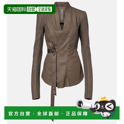 潮奢 rick owens 瑞克 欧文斯 女士 Hollywood virgin 羊毛饰边皮