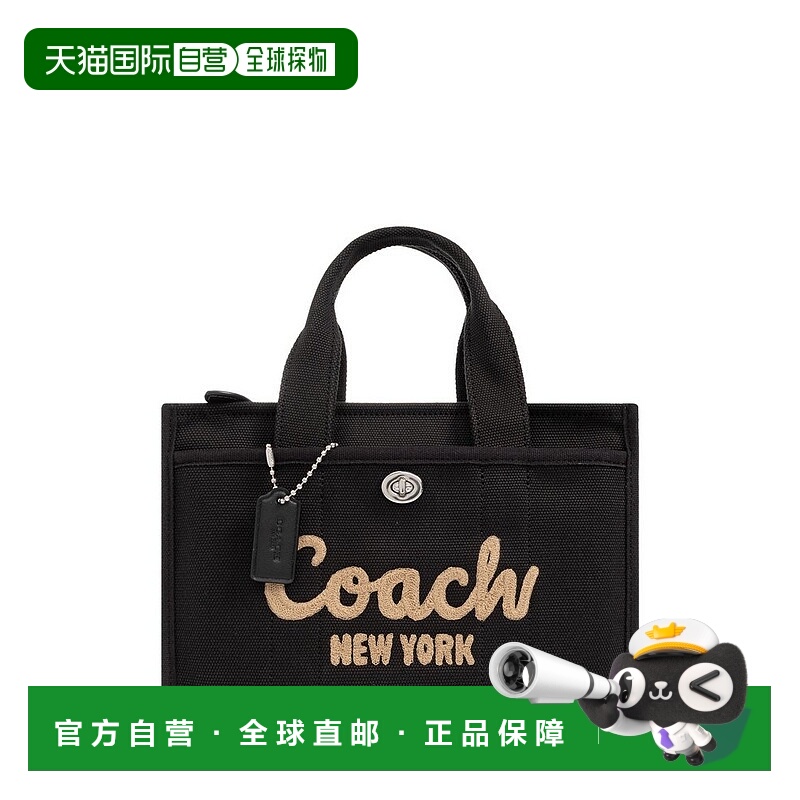 1h可退 潮奢Coach蔻驰女包女士徽标单肩包CP164black黑色
