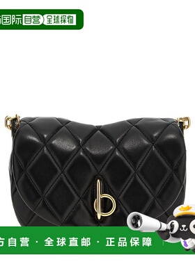 BURBERRY 女士单肩包 8104628BLACKGOLD SS2025 黑色