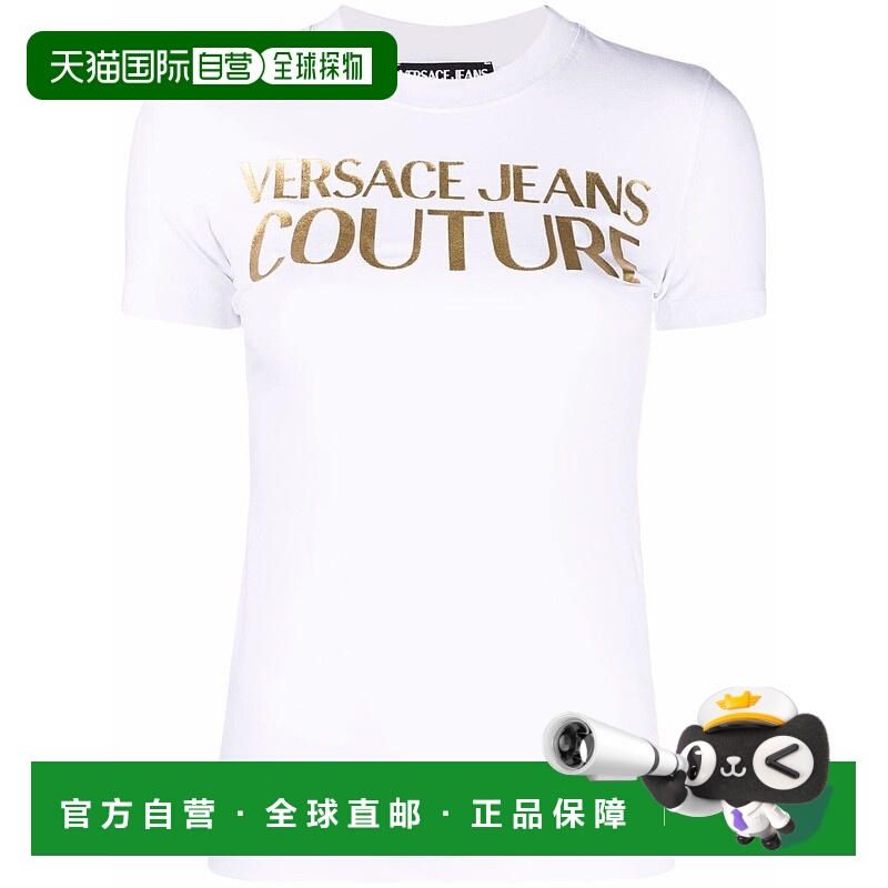 1h可退 Versace Jeans Couture 女士T恤 72HAHT01CJ03TG03