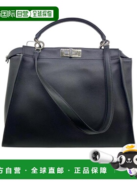 FENDI 女士手提包 8BN210Z1LF0R9U AW2025 黑色 顶部提手单肩包