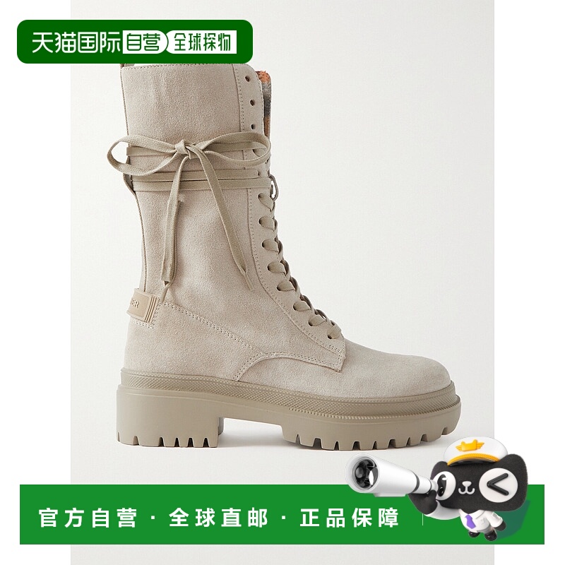 潮奢 bogner 博格纳 女士 Chesa Alpina 绑带绒面革靴子 22342422