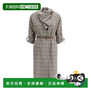 女士连衣裙 Burberry 8118175C4507 灰色 Dresse SS2026 BURBERRY